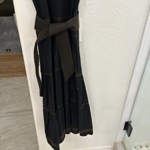 Veronica Beard Black Midi Dress